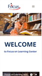 Mobile Screenshot of focusonlearningcenter.com