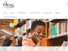 Tablet Screenshot of focusonlearningcenter.com